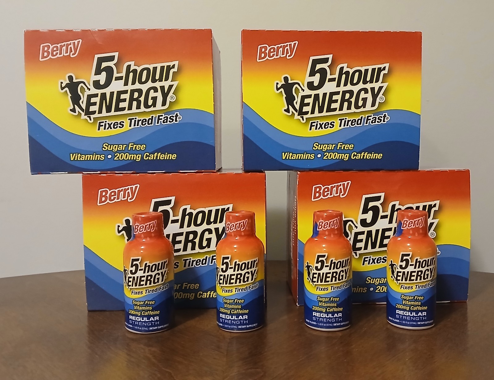 5 Hour Energy Berry Flavor 48 Bottles  (4×12), Exp: 11/27