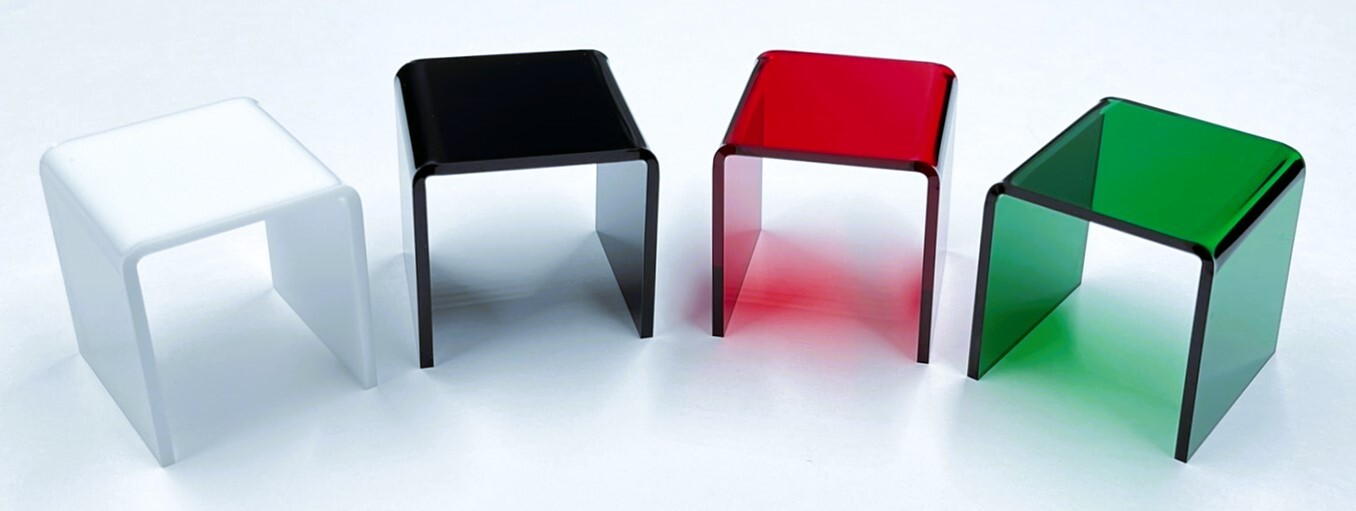 T'z Tagz New Small 2x2x1.5 Acrylic Riser Display Stands, Holders & Decor