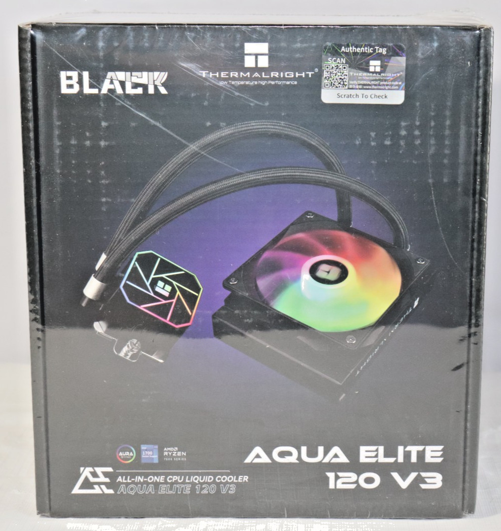 Thermalright Aqua Elite 120 V3 ARGB 120mm AIO Liquid CPU Cooler Ships Free