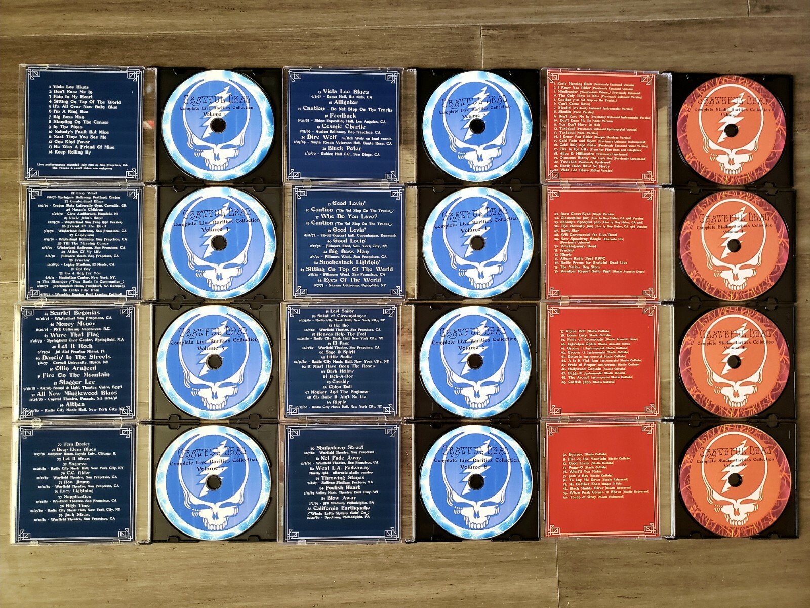 GRATEFUL DEAD 12 CDs COMPLETE LIVE & STUDIO RARITIES COLLECTIONS