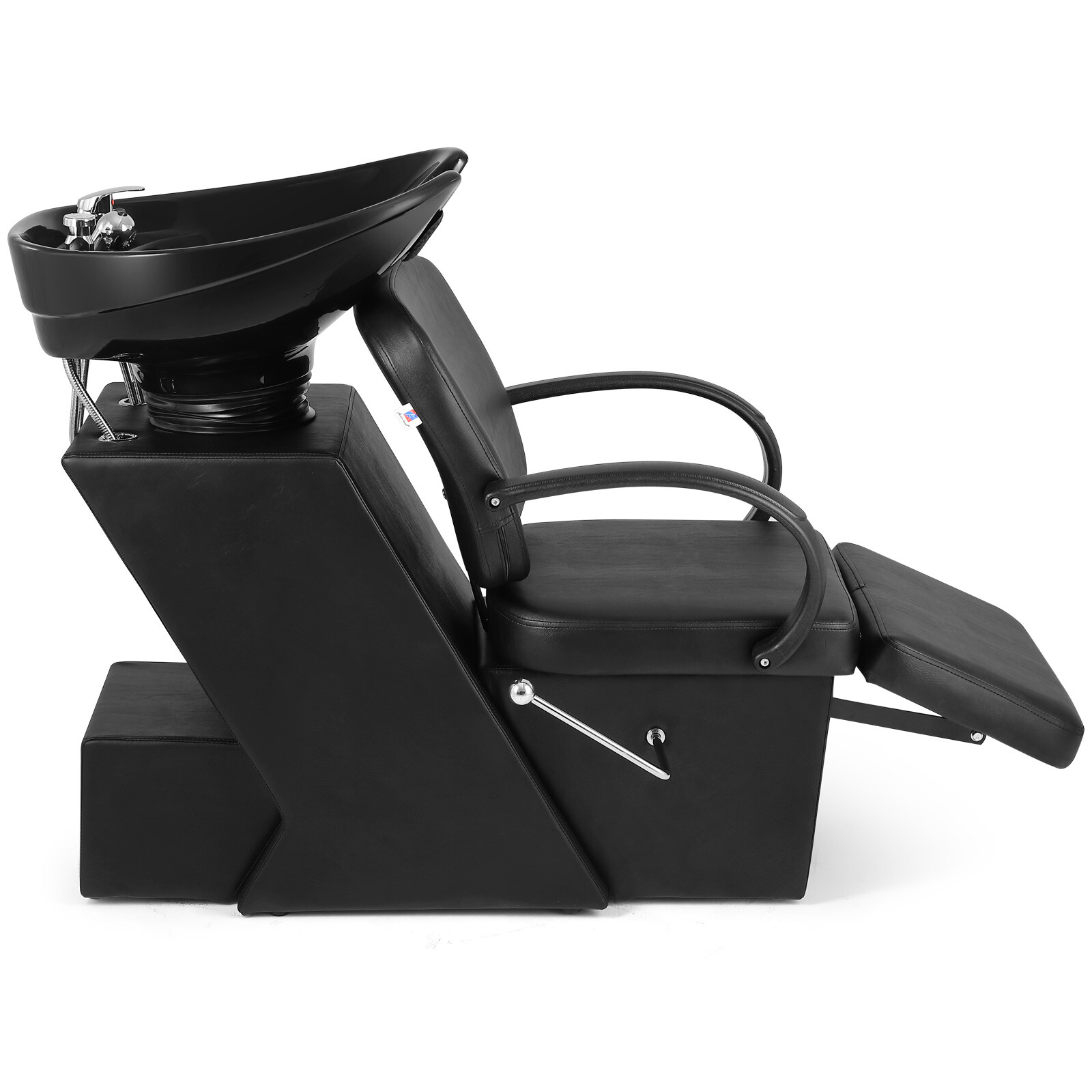 Artist Hand Backwash Barber Shampoo Chair Ceramic Bowl Sink Unit Salon Station