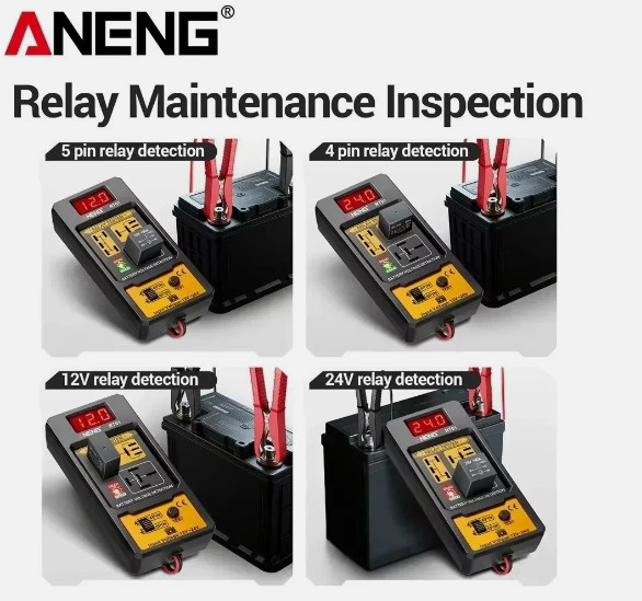 ANENG Universal Car Relay Tester Voltage Tester RT01 11-25V ar Battery