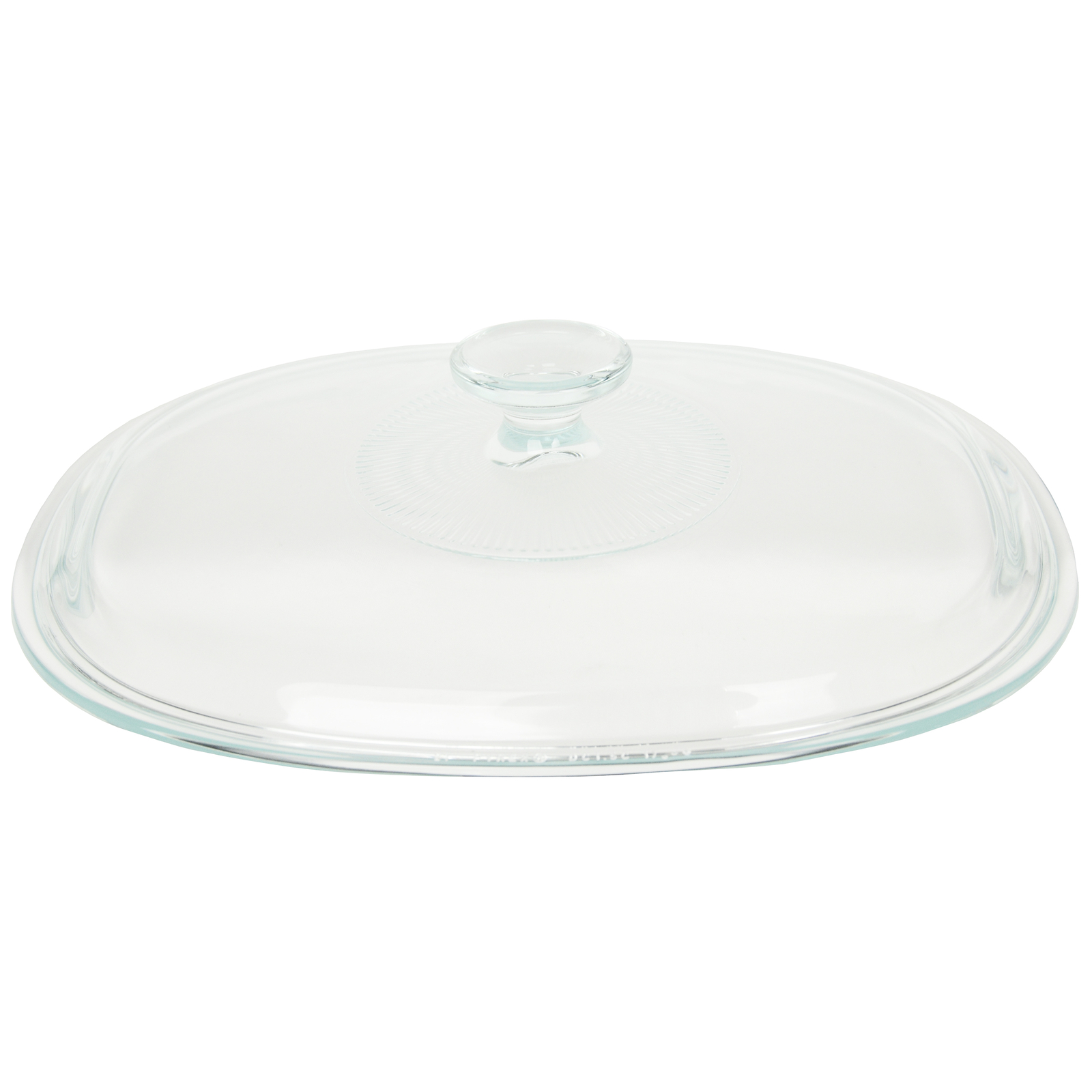 Corningware DC1.5C 1 - 1.75 L Fluted Oval Glass Lid