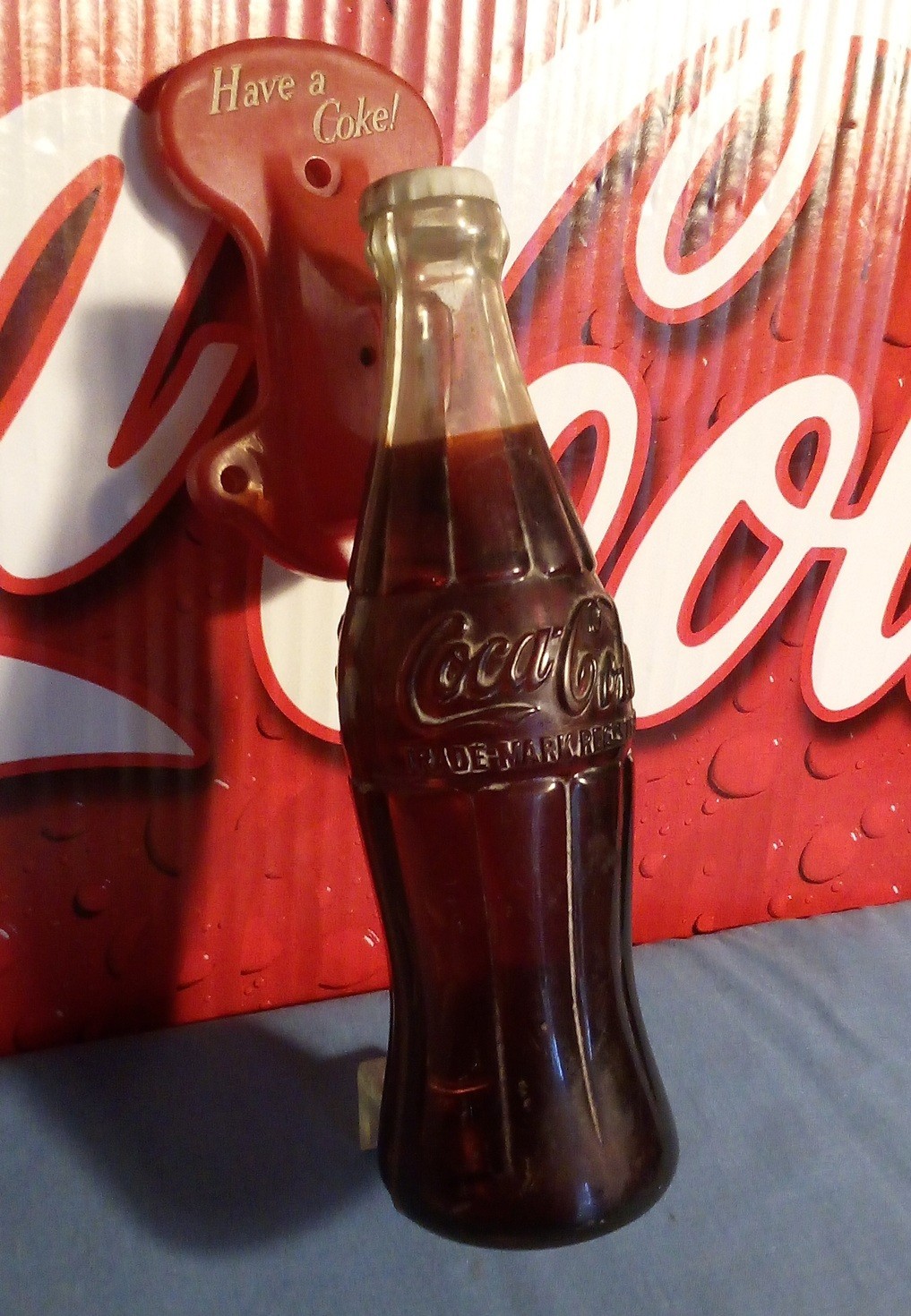 Coca-Cola Vintage 1950s All-Plastic Door Pull by Sturm & Co