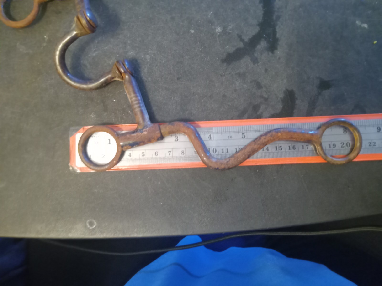 used correction bit 5 1/4 in mouth sweet iron copper inlays