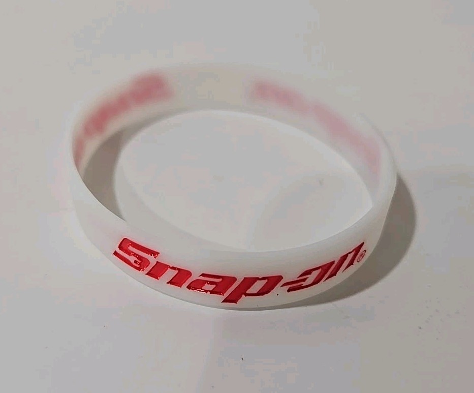 5Pc Snap On Tools PROMO Unisex Silicone Rubber Bracelet Wristband Multicolor NEW