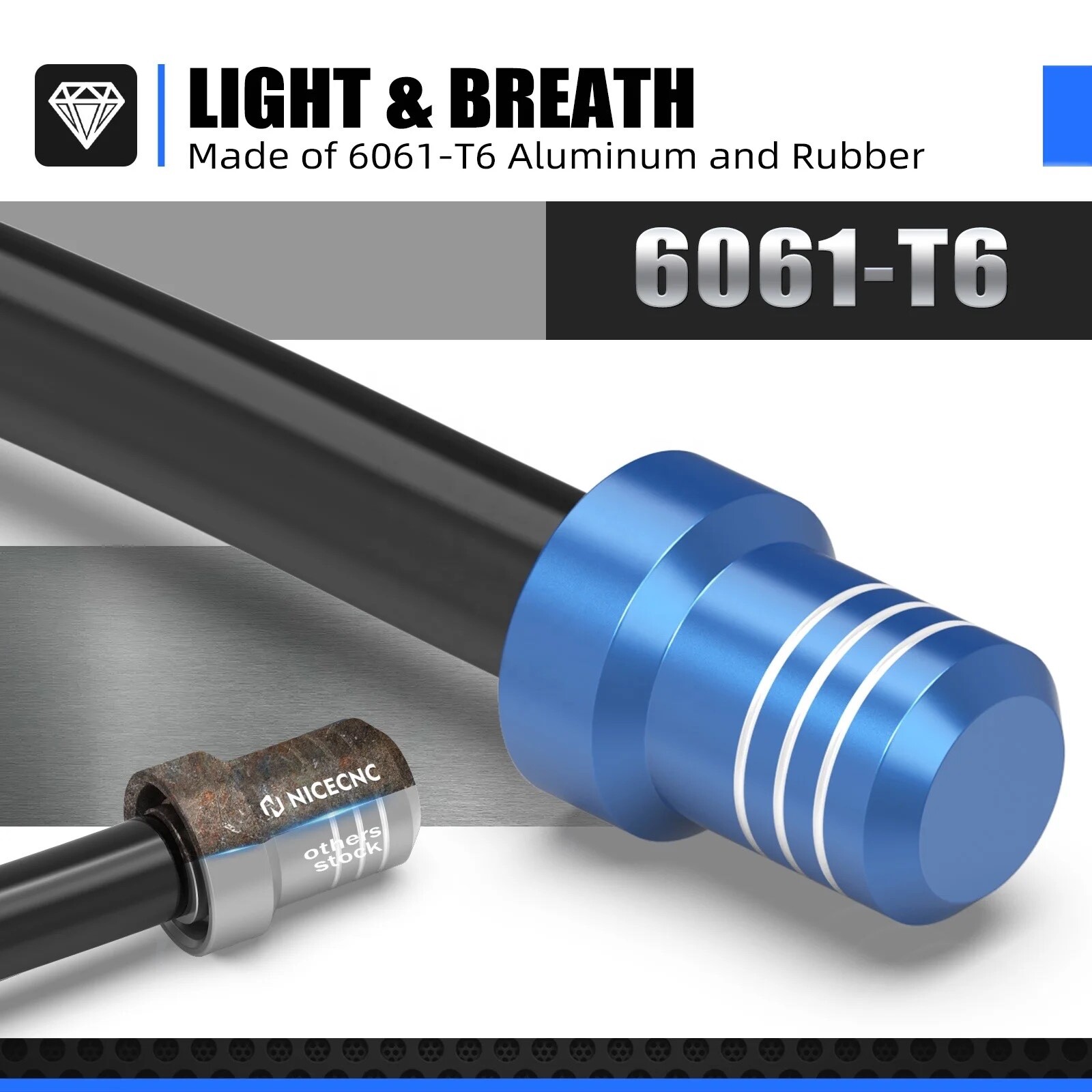 2 Yamaha ATV Raptor YFM 250R 350 Gas Cap Vent Tube Breather Line Hose Tank Lid