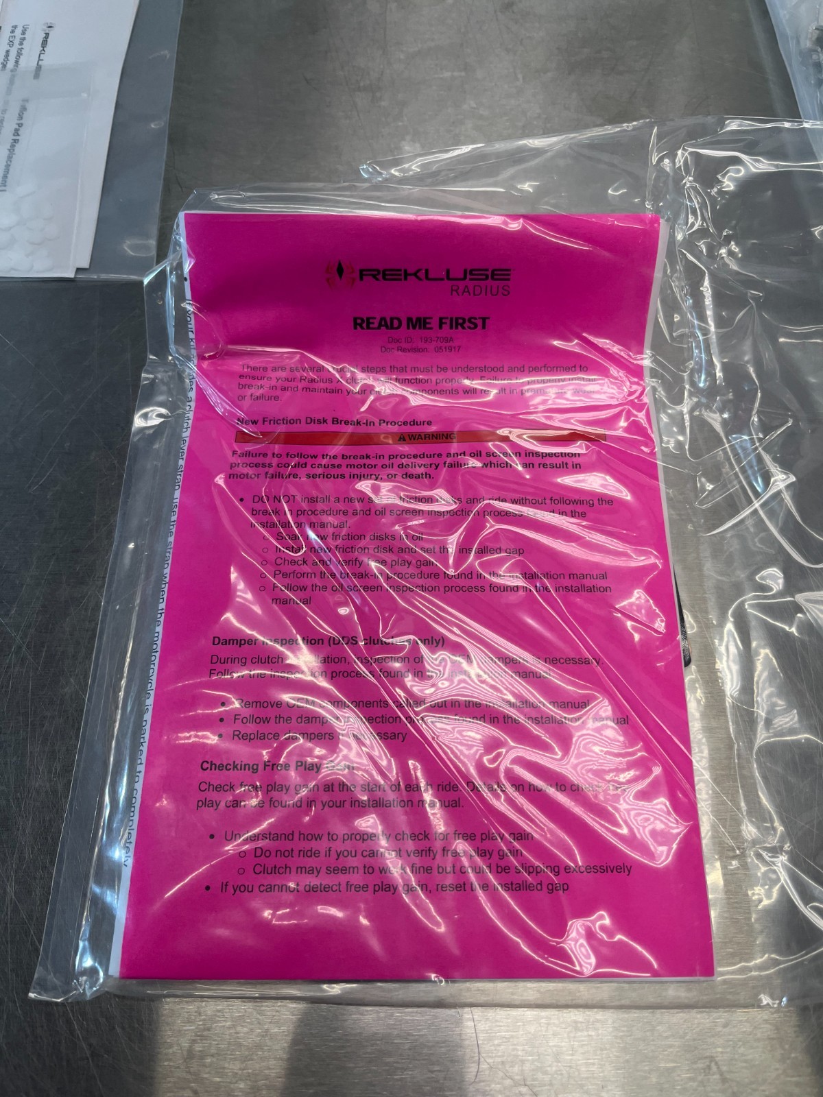 Rekluse Replacement Clutch Pack RadiusCX 3.0 for KTM, GasGas, Husaberg 751-13086