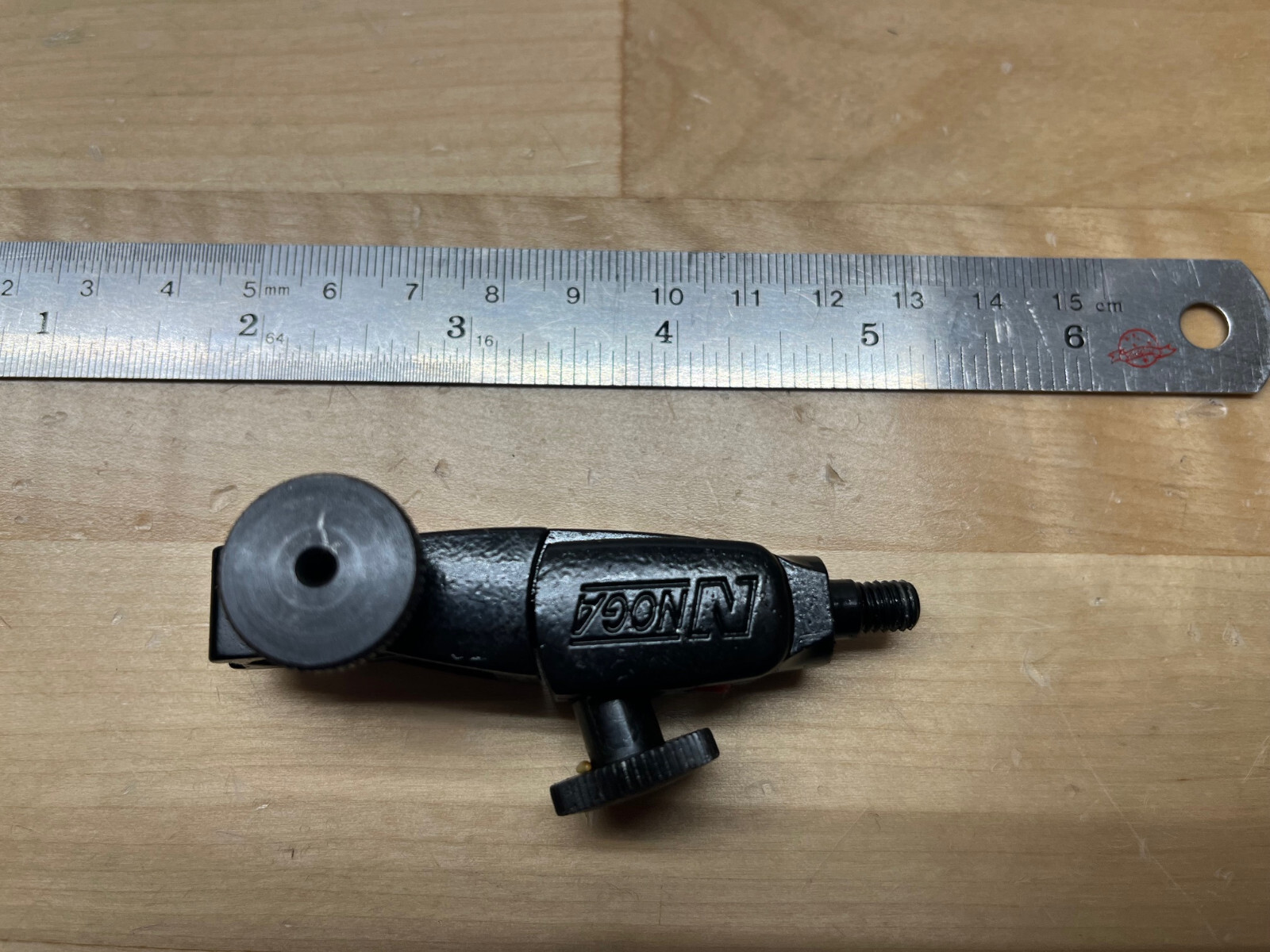 Older design Noga Fine Adjustment Swivel Clamp FA1500 Holds 3/8" 6 & 8MM