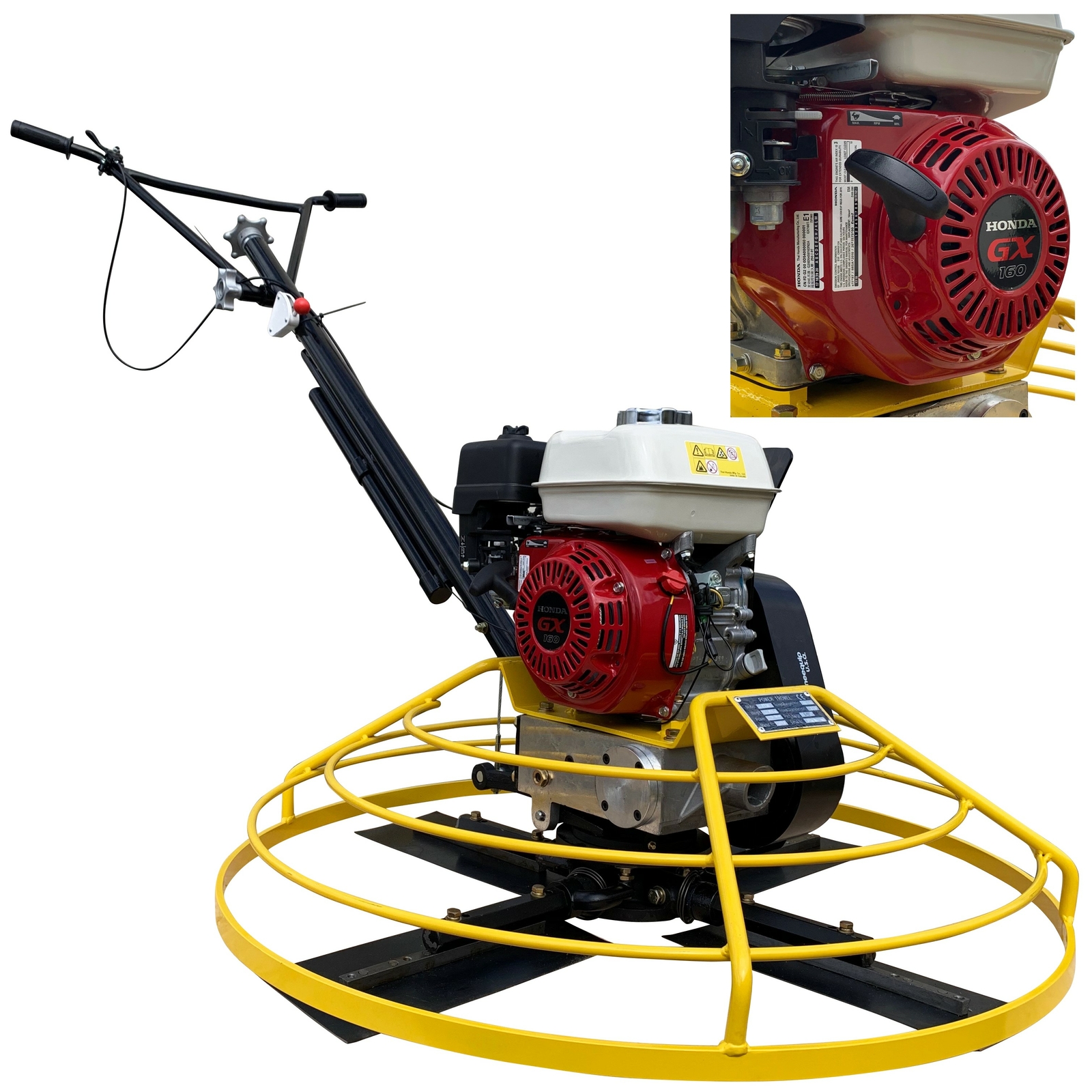 HEAVY DUTY 36" Honda GX160 Walk Behind Power Trowel Concrete Cement Surface