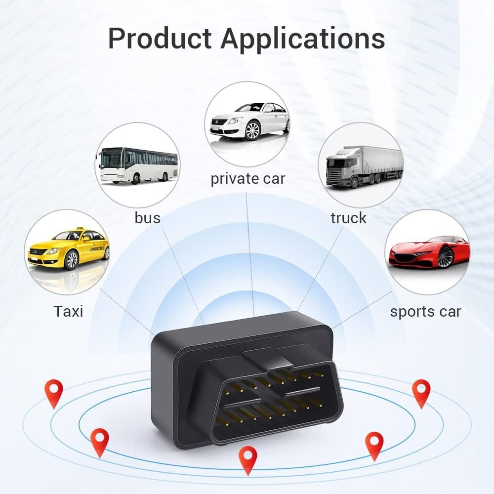 OBD2 II GPS Tracker Real Time Vehicle Tracking Device GSM GPRS Car Truck Locator
