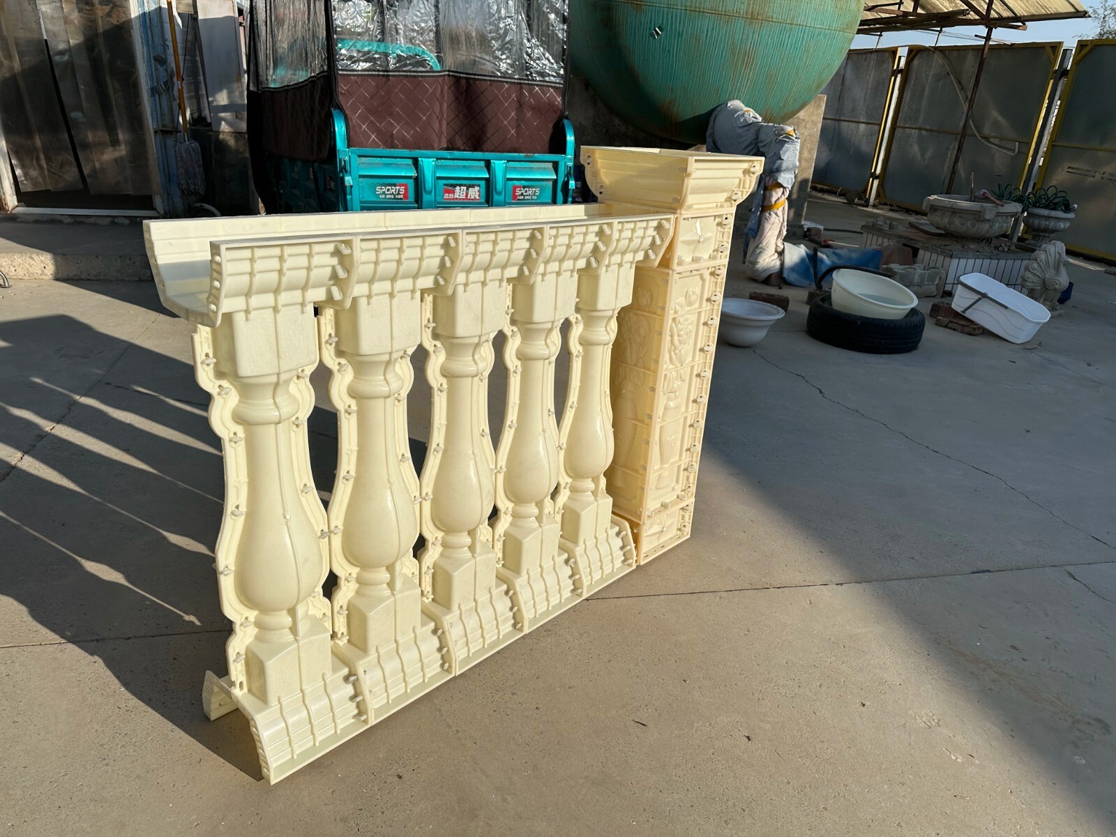89cm roman column railing mold balcony guardrail vase handrail cement pillar fen
