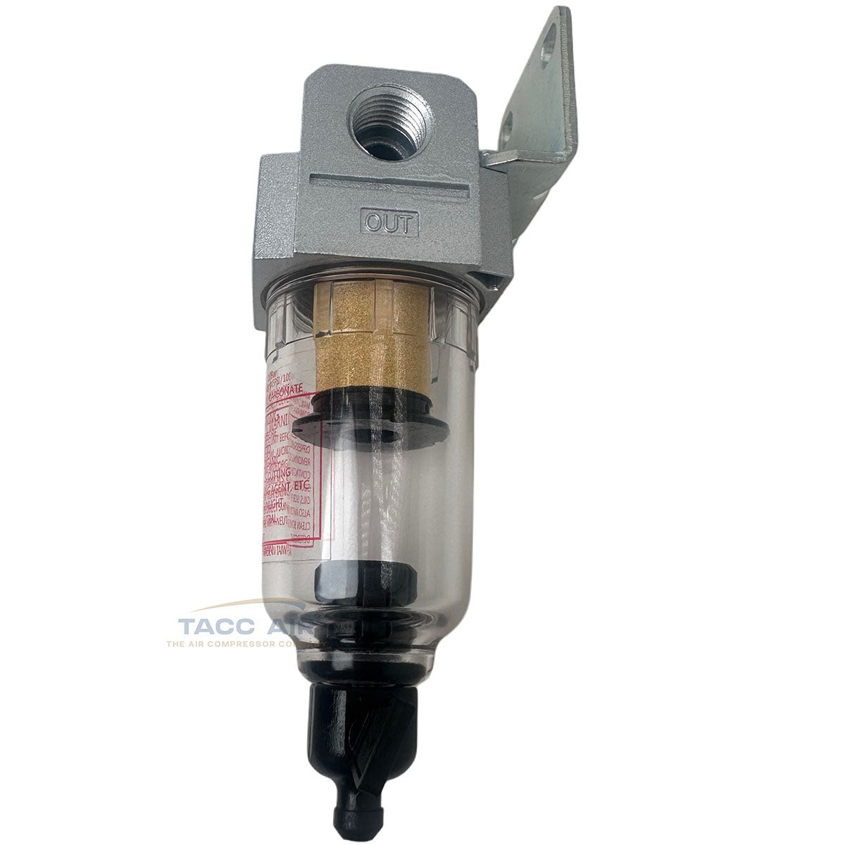 1/4" Compressed Air Compressor In Line Moisture & Water Filter Trap Separator