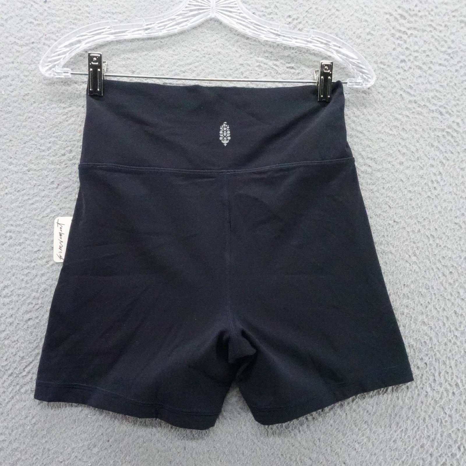 Free People Movement Black Never Better Bike Shorts Size Medium NEW