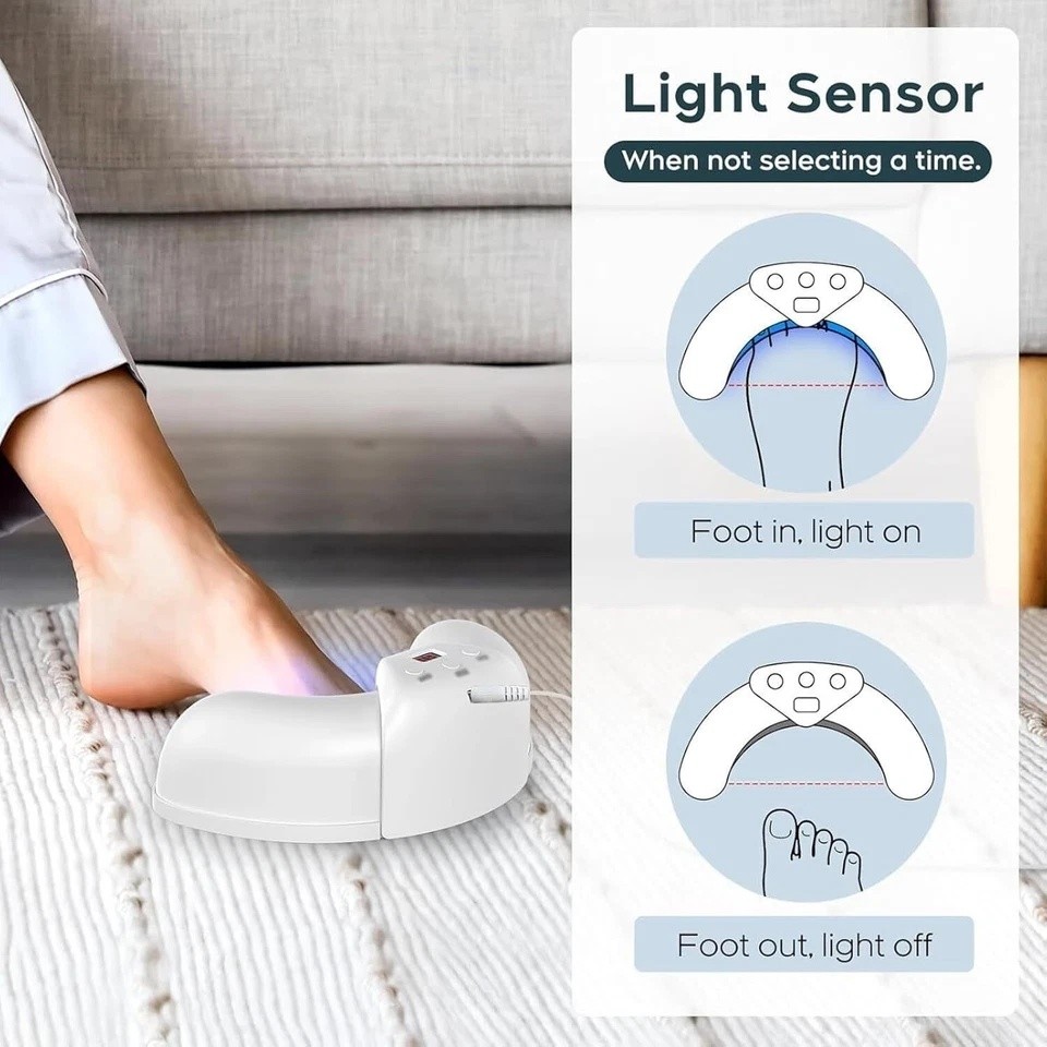 Nail Fungus Laser Nail Fungus Cleaning LED Light Device for Multiple Toenail US