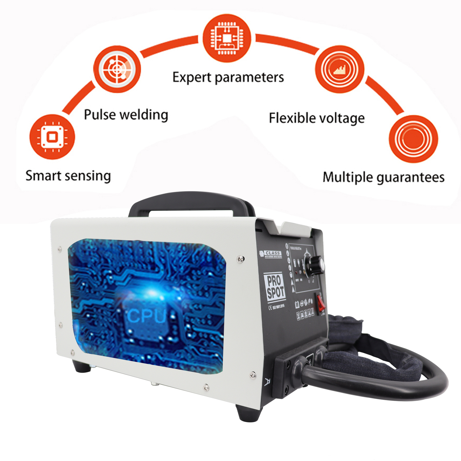 PRO 110VSpot Dent Puller Machine 1.8KW Welder 5 Modes Car Body Dent Remover Tool