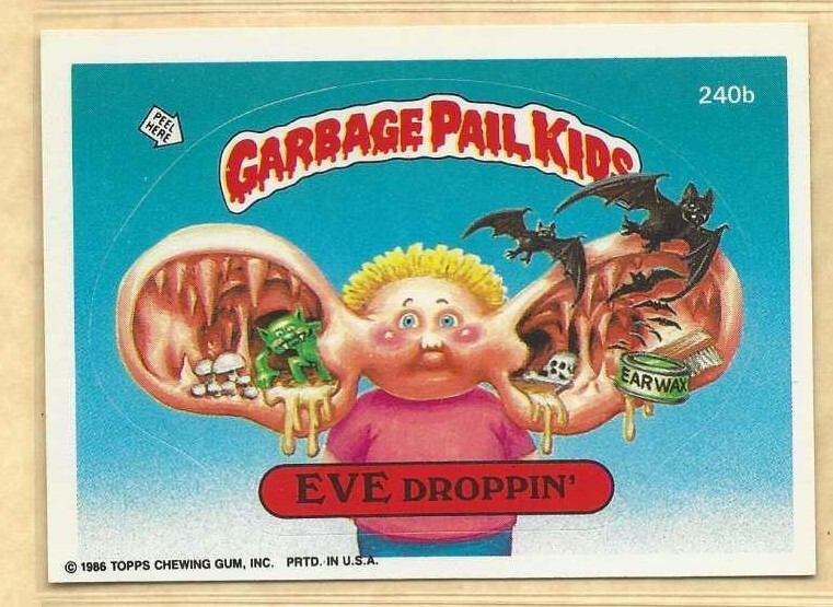 1986 TOPPS GARBAGE PAIL KIDS SERIES 6 GPK OS6 SINGLES WITH VARIATIONS, YOU PICK