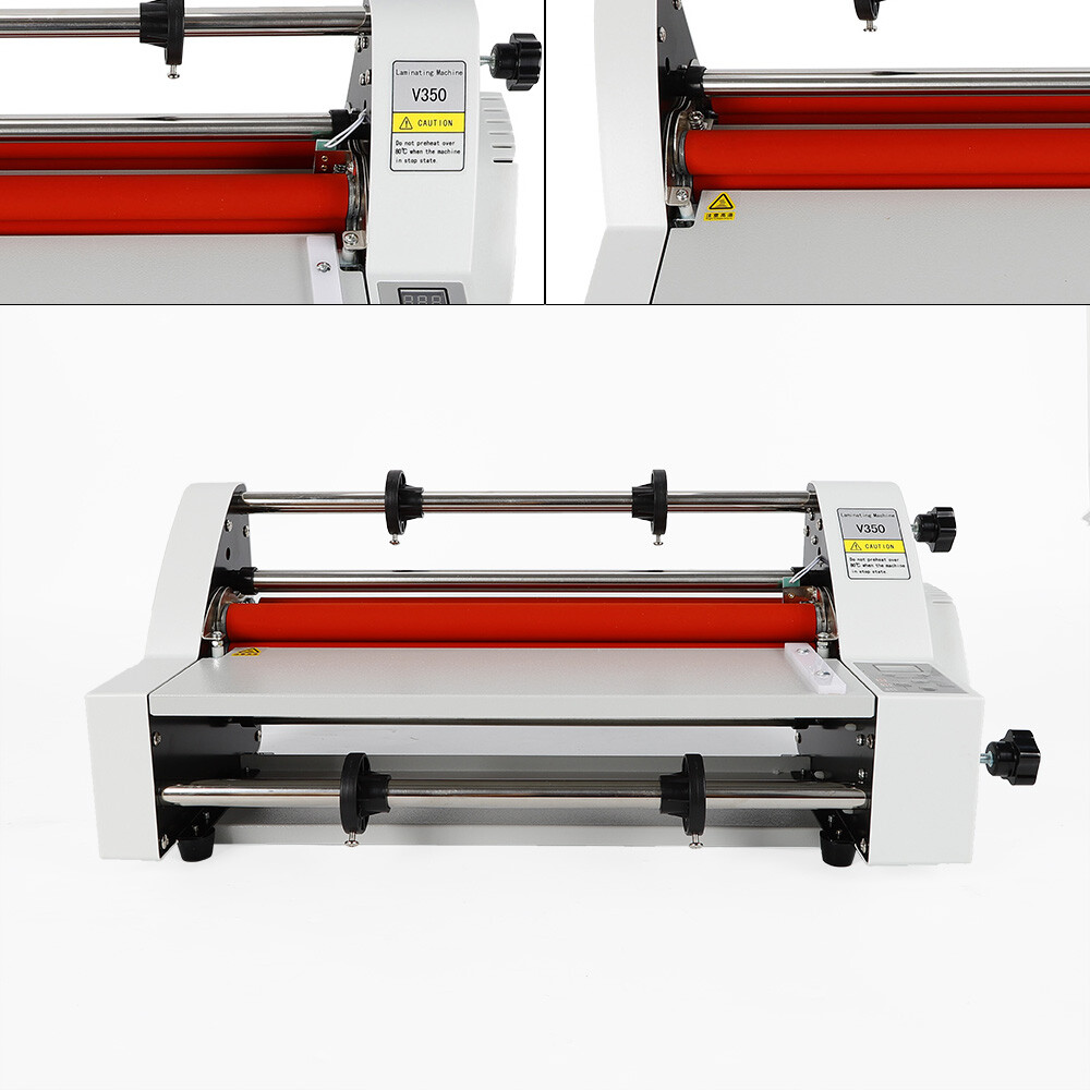 Hot Cold Roll Laminator Single & Dual Sided Digital Display Laminating Machine