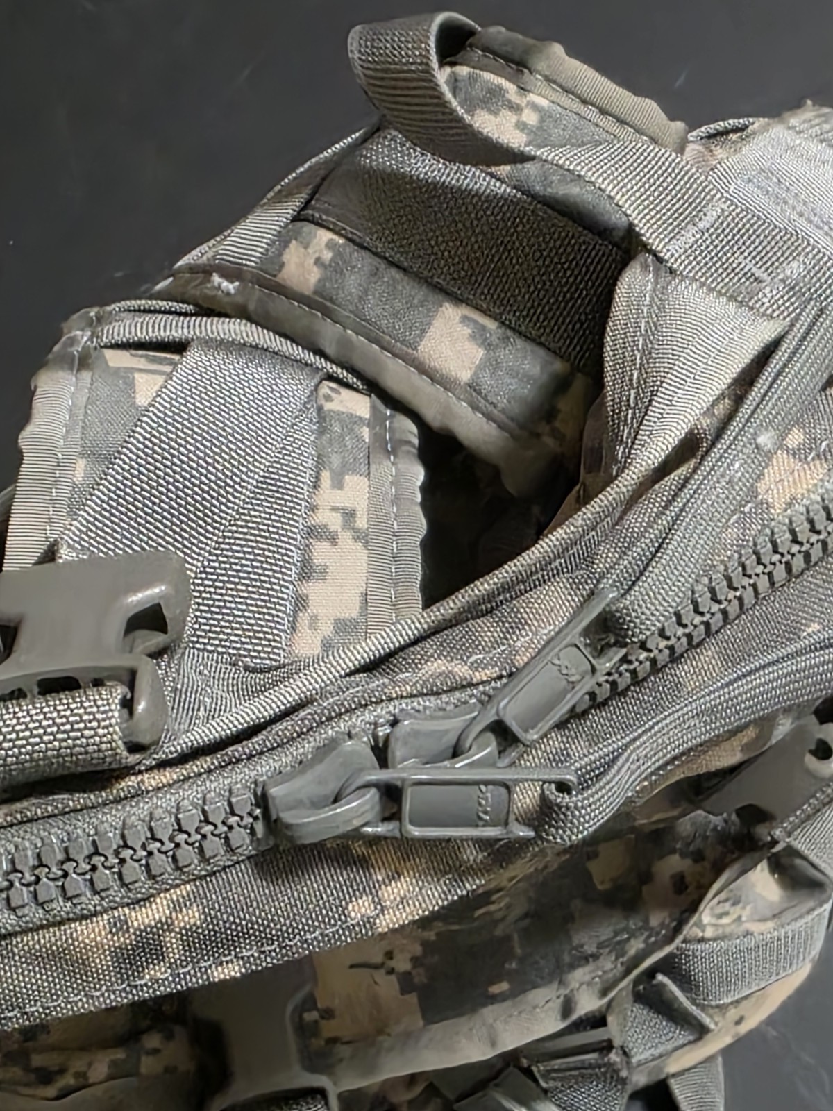 LOT Army MOLLE UCP woodland pouches assault pack protective undergarment gloves