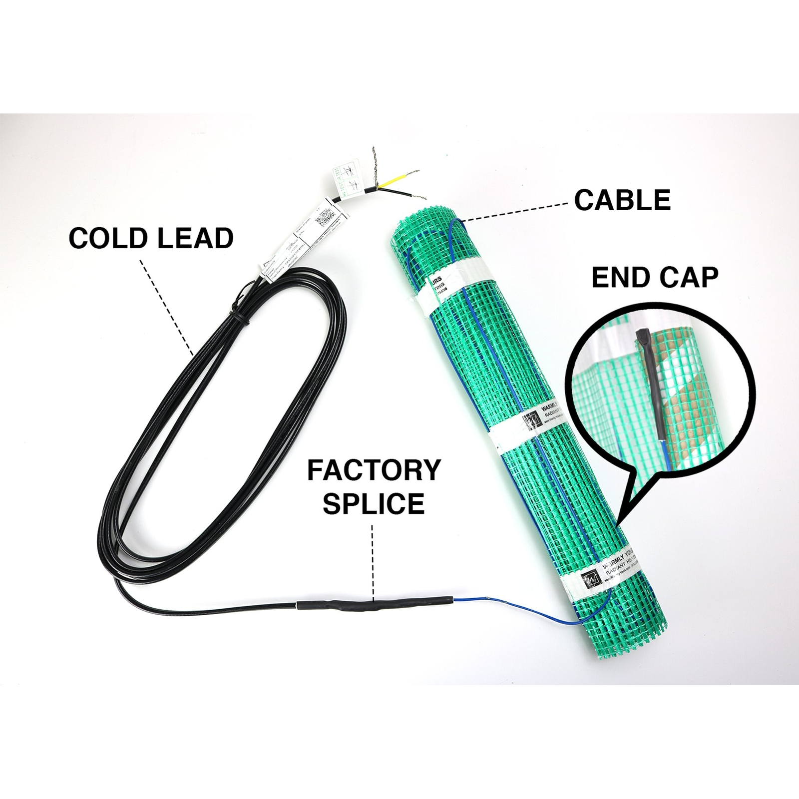 TempZone Flex Roll 120V 1.5′ x 66′, 99 sq.ft., 12.4A - Refurbished TRT120-1.5x66