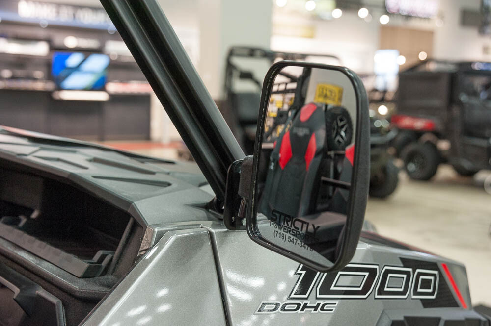 Side View Mirror Set, HD/Lrg Size for Polaris General 1000 2016+ models (ONLY)