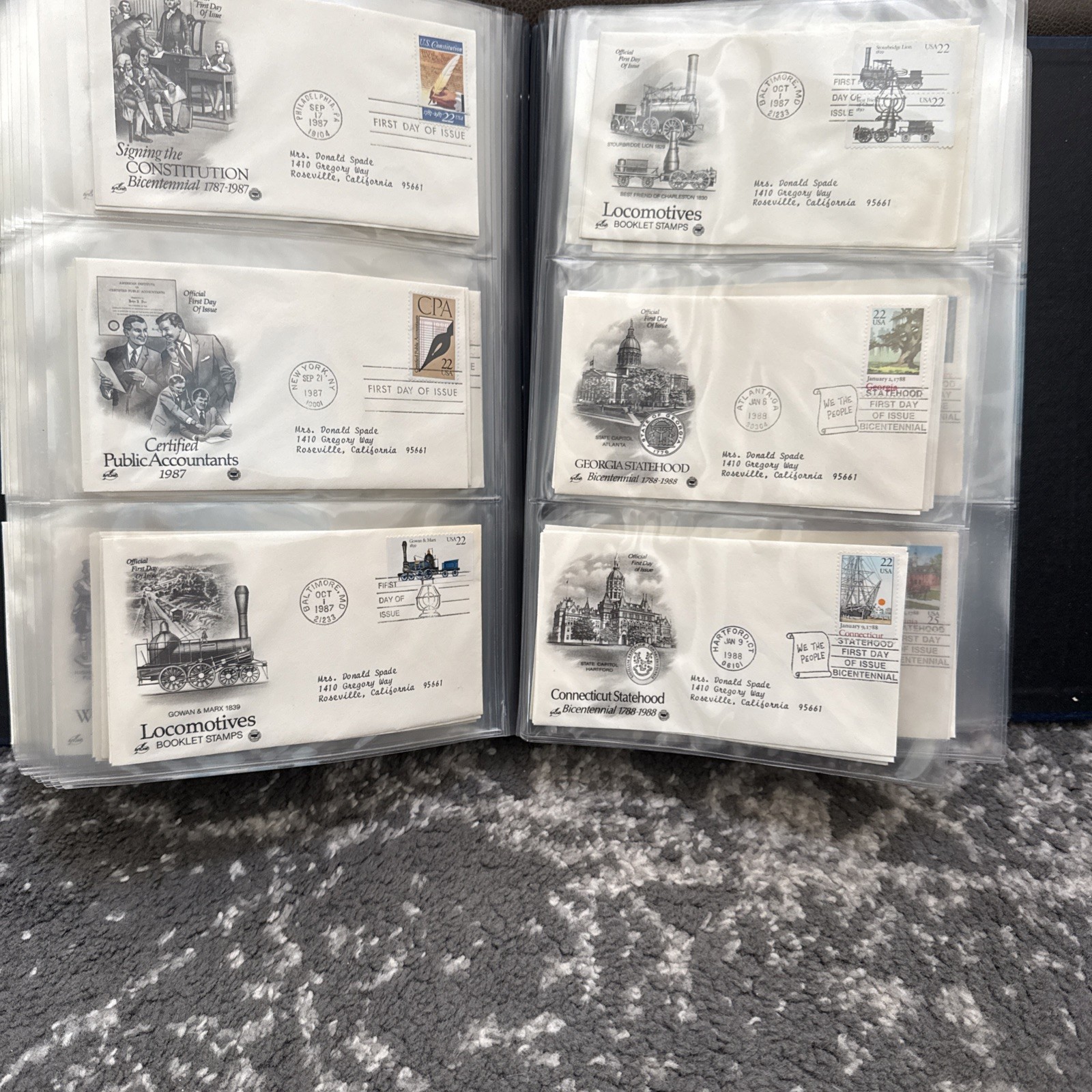 Great Americans On United States Stamps 115 Mint-condition HistoricStamps