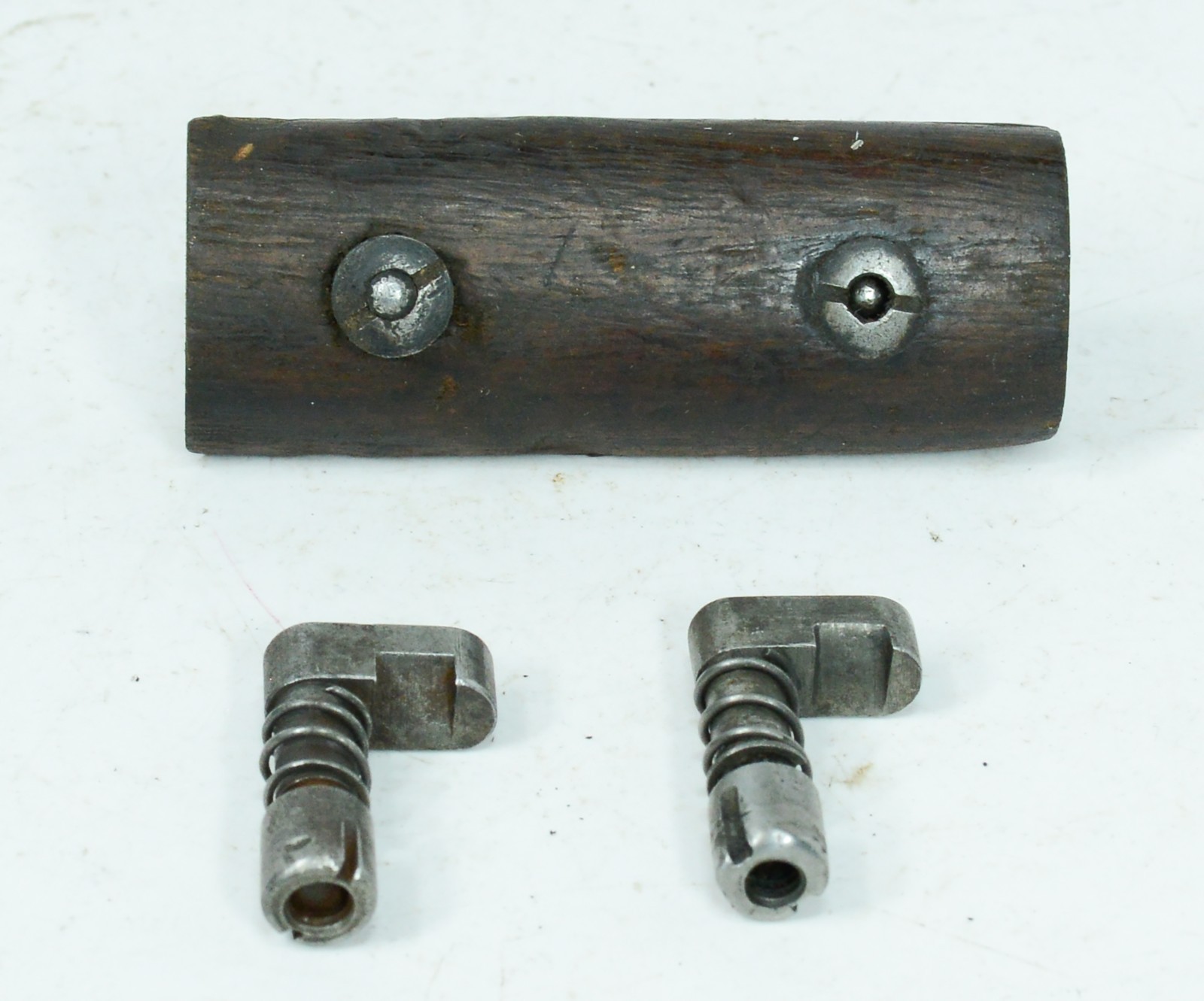 LOT WWI British Pattern 1888 Bayonet Grips Screws Escutcheons Lugs Springs Nuts