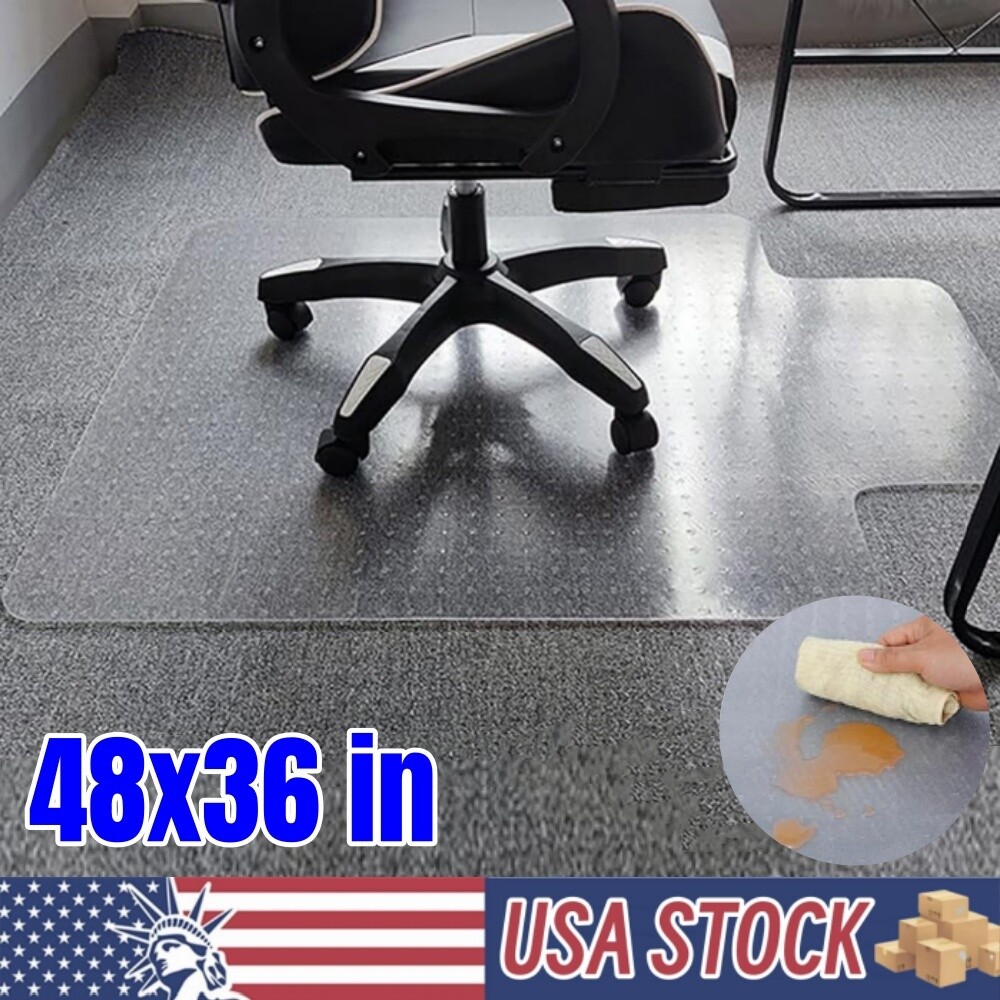 48" X 36" Office Mat Chair Mat Heavy Duty Carpets for Floor Rug Carpet Protector