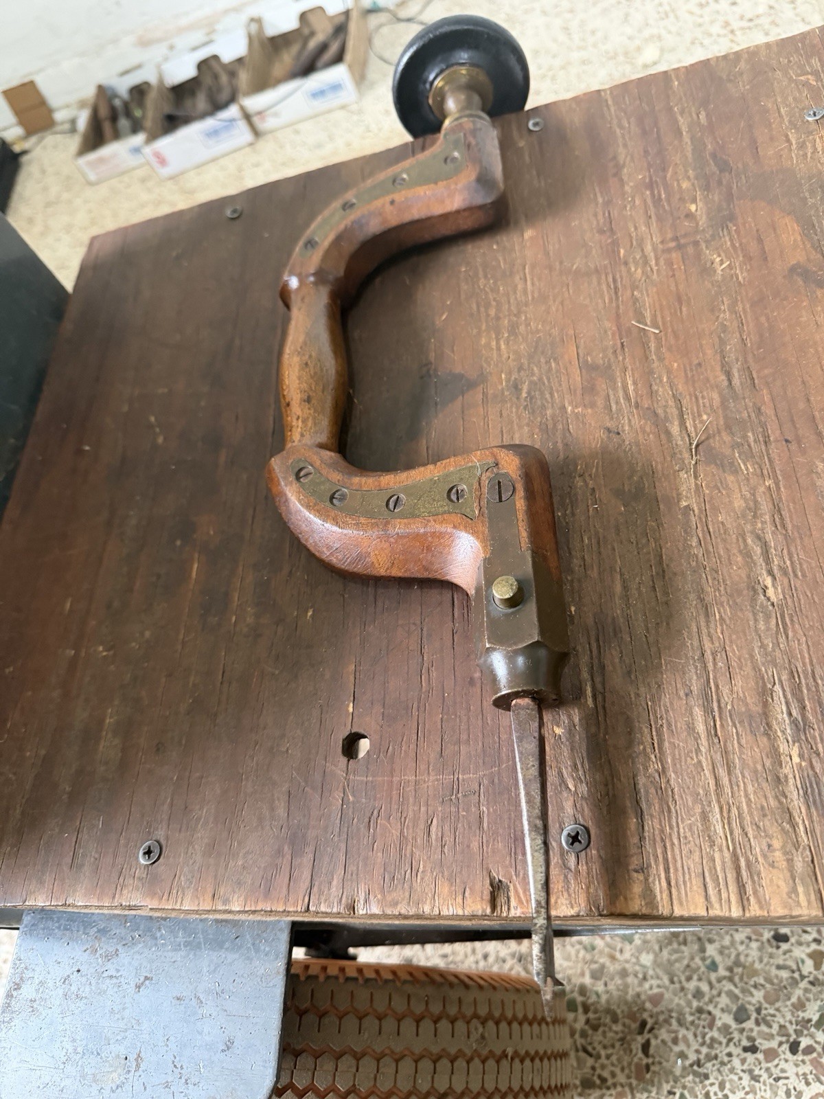 Brass Reinforced Bit Stock Brace