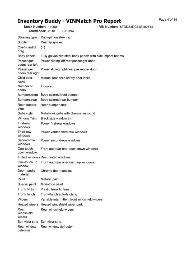 Seat Belt Front Bucket Pre-crash System Driver Fits 18-20 SIENNA 10324687