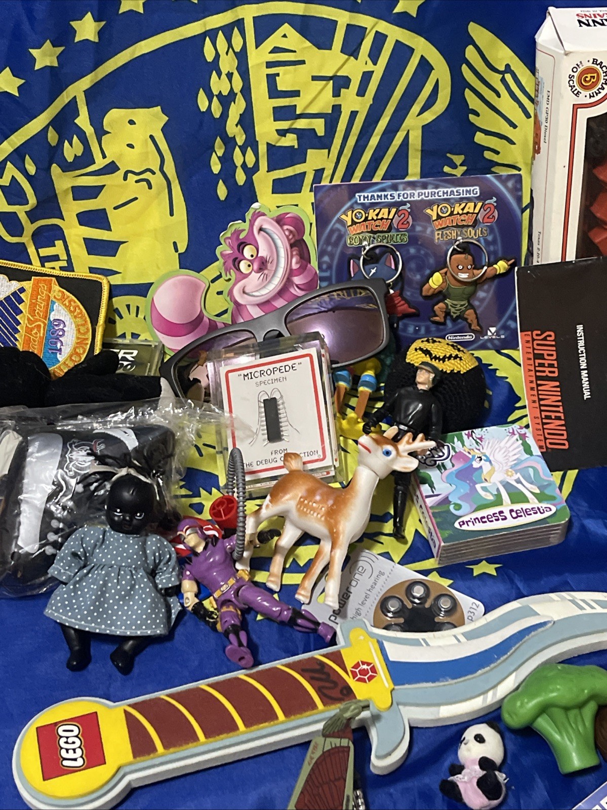 Huge Vintage Toy Lot Disney Marvel Star Wars Hot Wheels Garfield Felix 80s 90s+