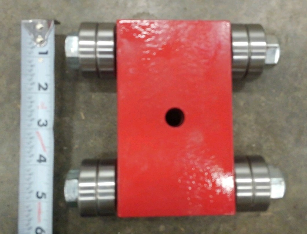 MADE IN USA 8,000lbs Machinery Skates Low Profile, 1.70" high, Lathe, Mill mover