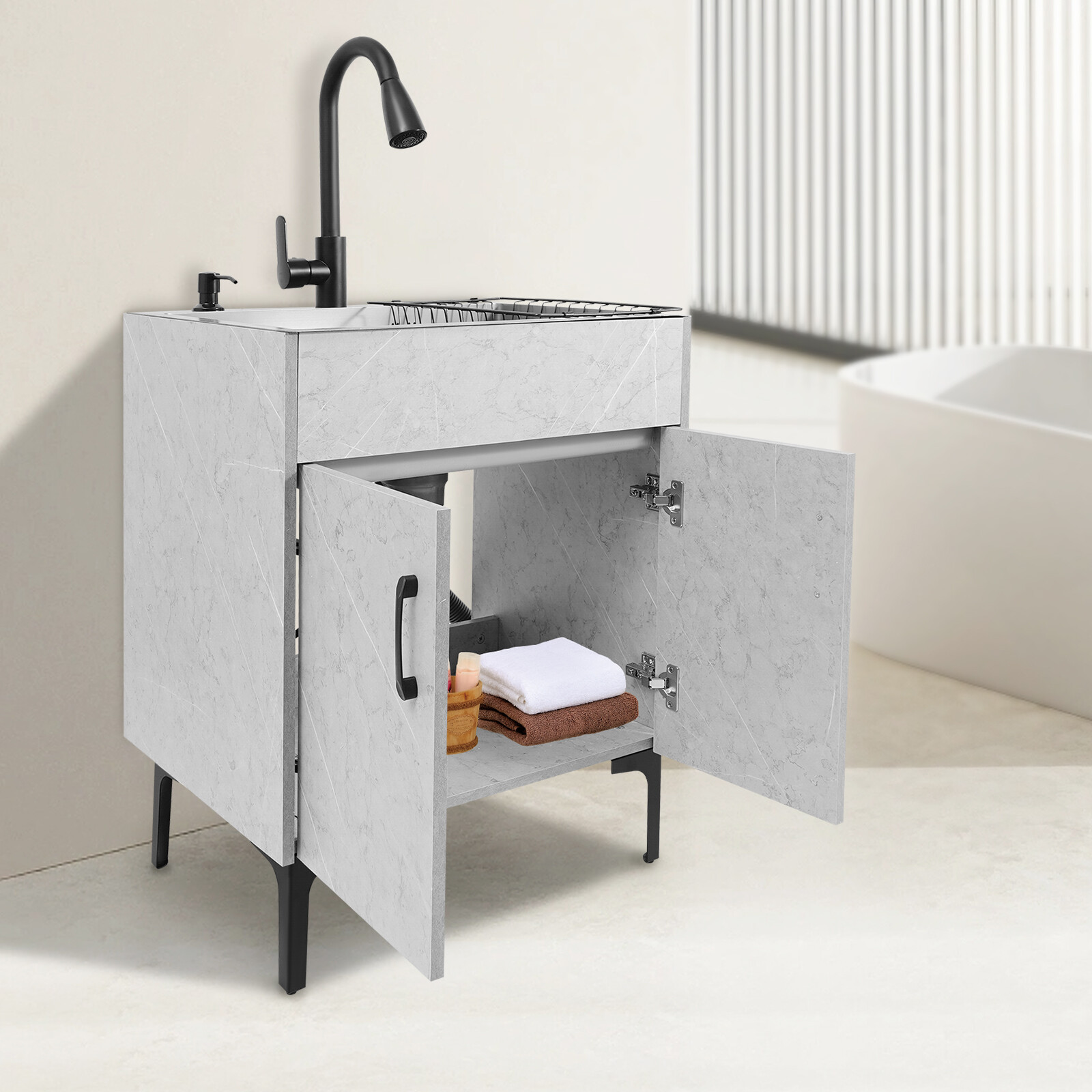 Laundry Sink, Laundry Sink with Cabinet, Sink Cabinet