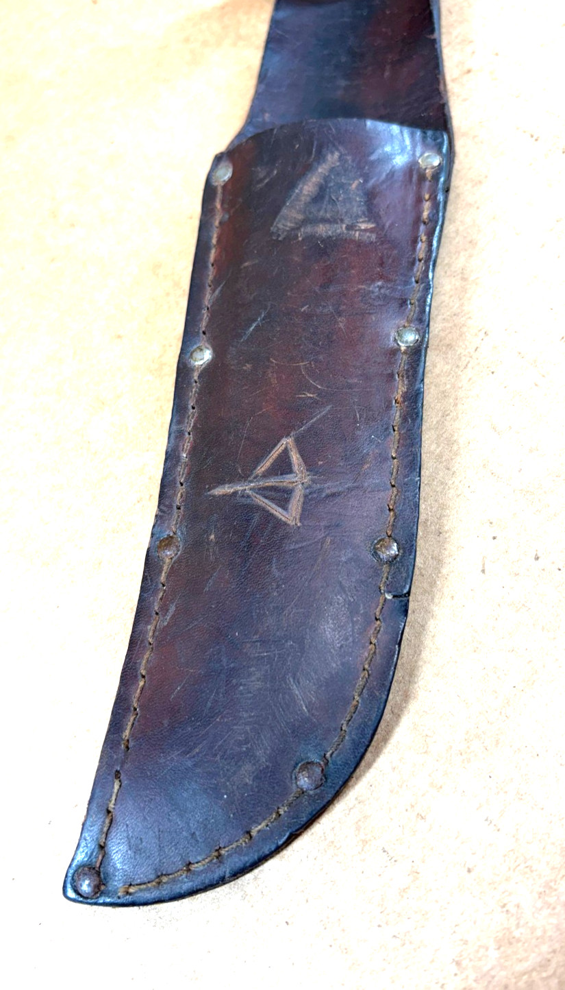 Vintage WWll Case XX 337-6" Q Quartermaster Combat Fighting Knife w Sheath LOOK