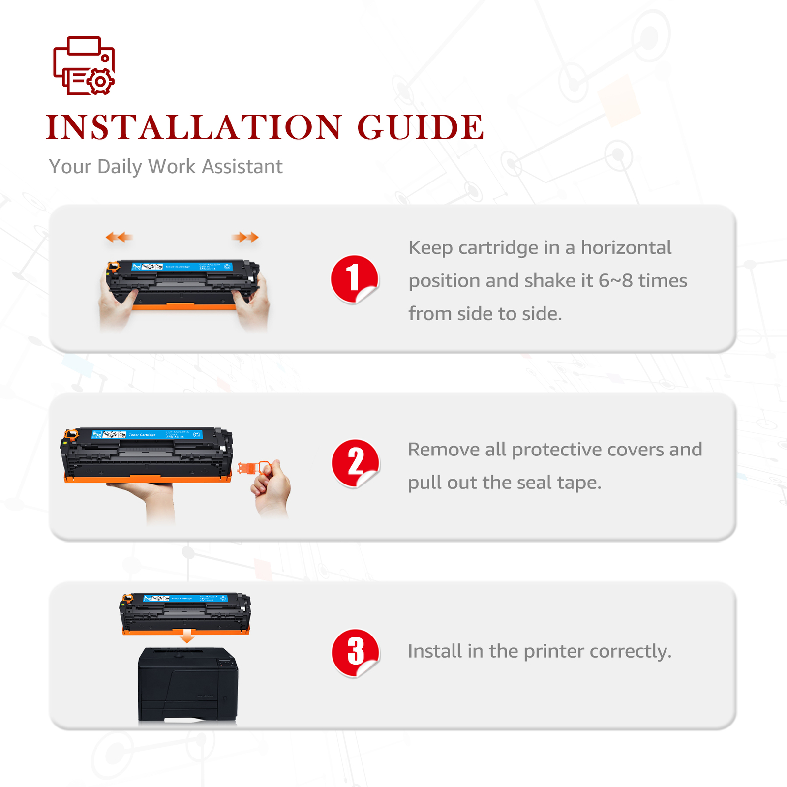 4PK CF210A Toner Cartridge For HP 131A LaserJet Pro 200 M251nw MFP M276nw M251n