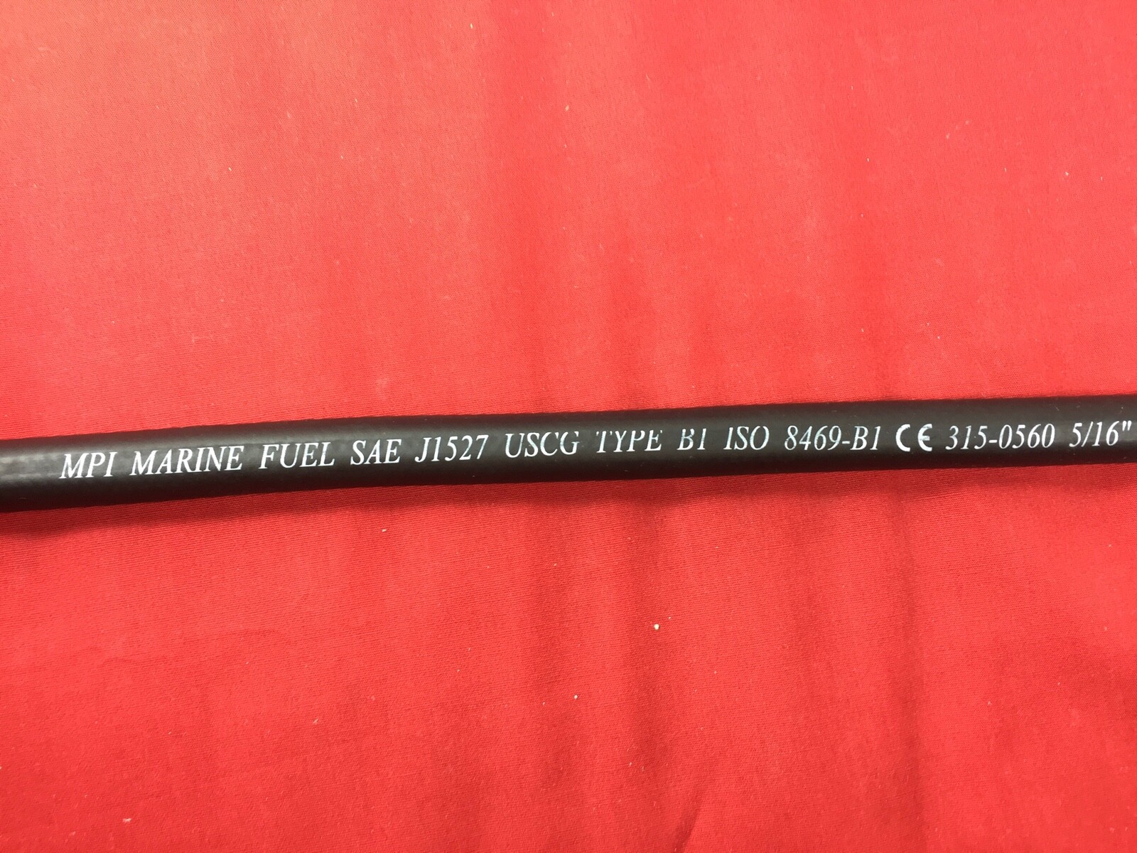 5/16" ID TYPE B1 MARINE FUEL HOSE LINE J1527 PREMIUM USCG 315-0560 SOLD BY FOOT