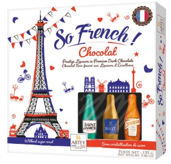 So French Dark Chocolate Liquor-Filled Bottles