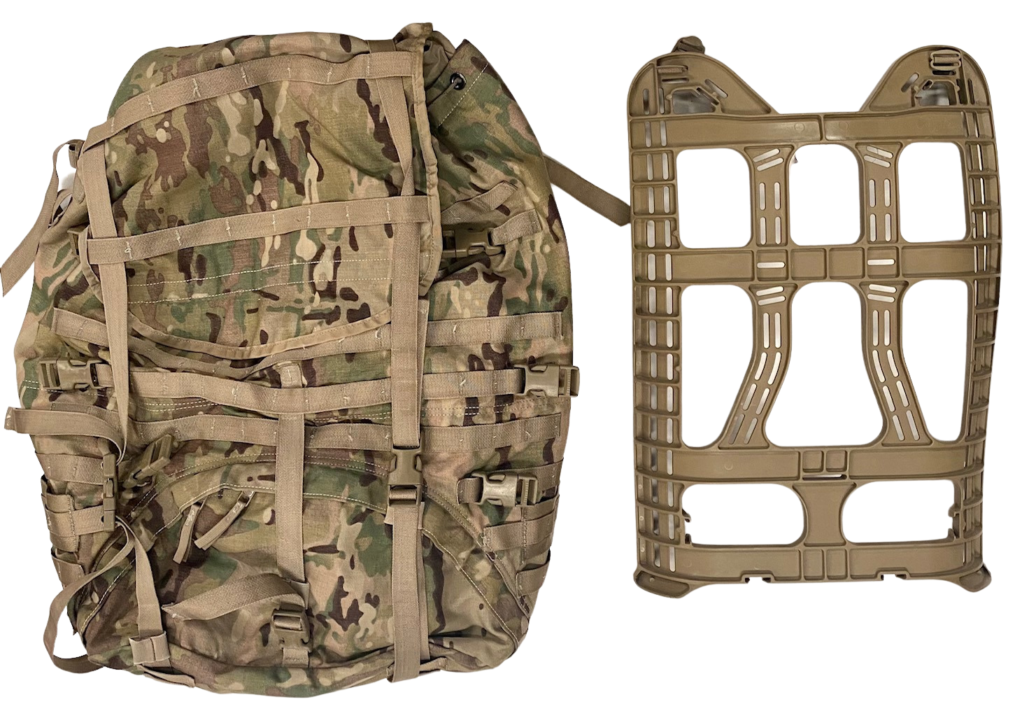 USGI MOLLE II Large Rucksack Complete Multicam/OCP with Sustainment Pouches
