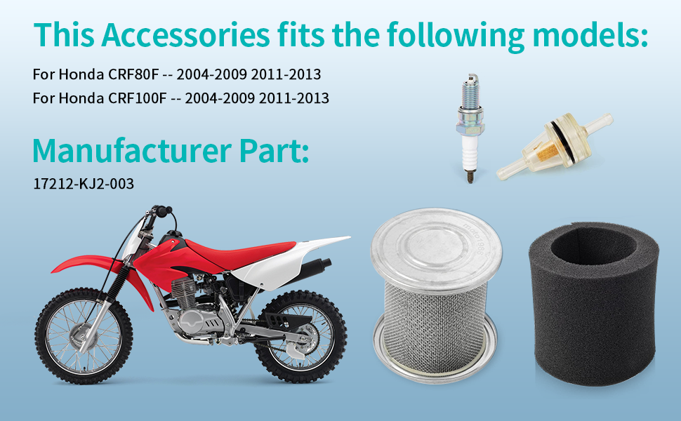 1985-2003 For Honda XR100R Air Cleaner Filter Element Holder Air Filter Cage Kit