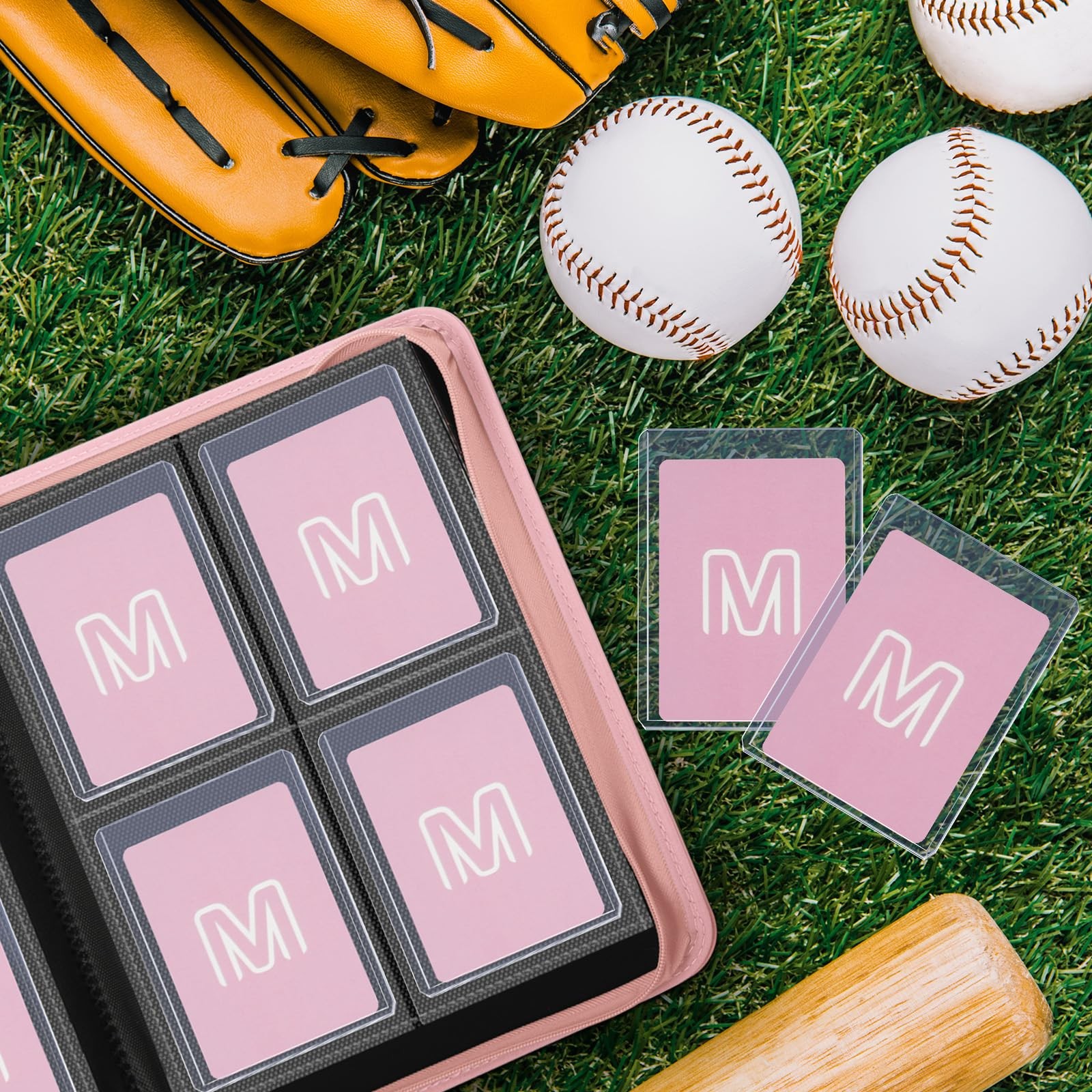 Toploader Binder 4-Pocket Side Load Trading Card Album - Holds 128 Cards