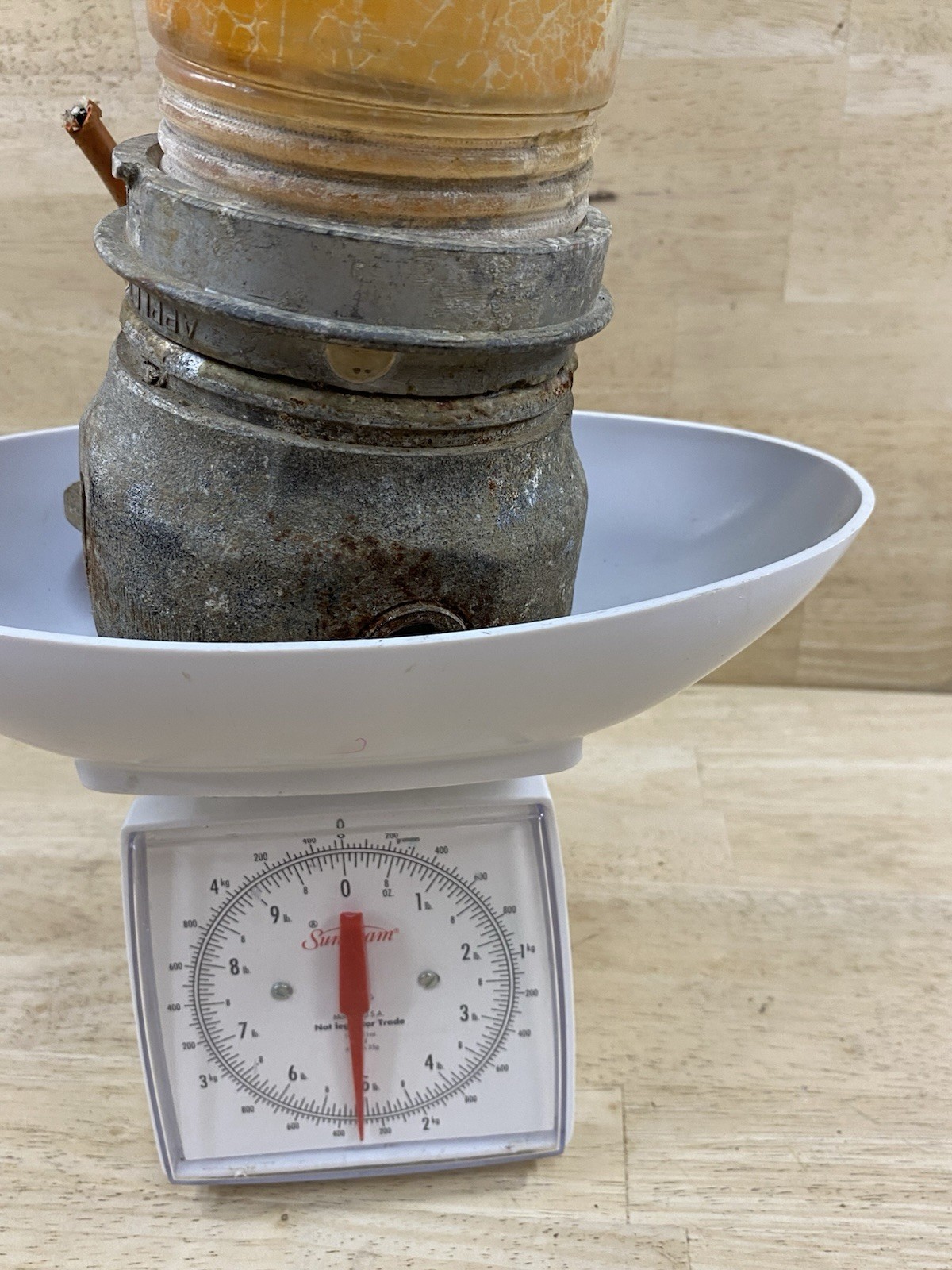 APPLETON EXPLOSION PROOF Glass industrial Light fixture Antique