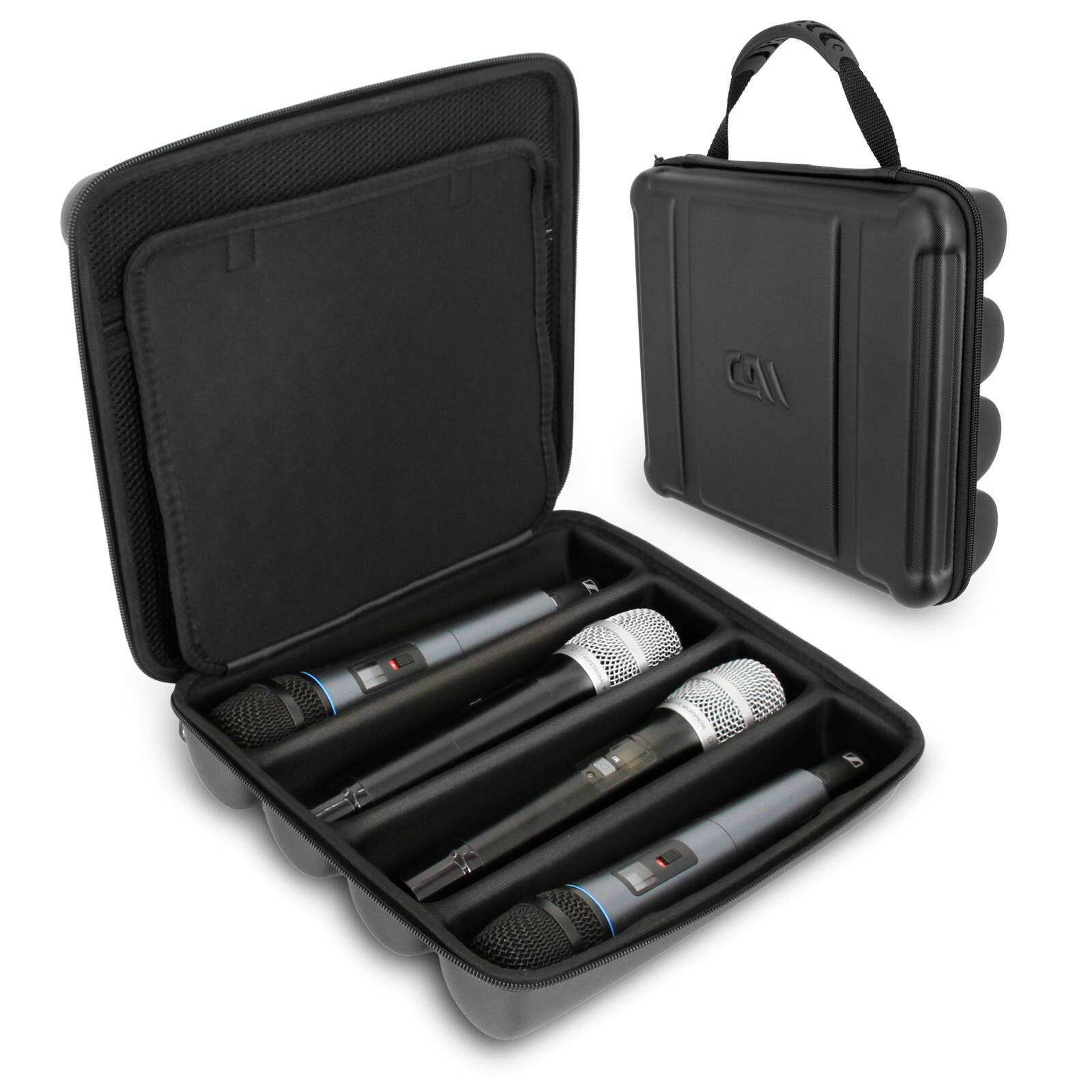 CM Microphone Case Fits Four Wireless Mics Up To 10.75" by Sennheiser, Shure