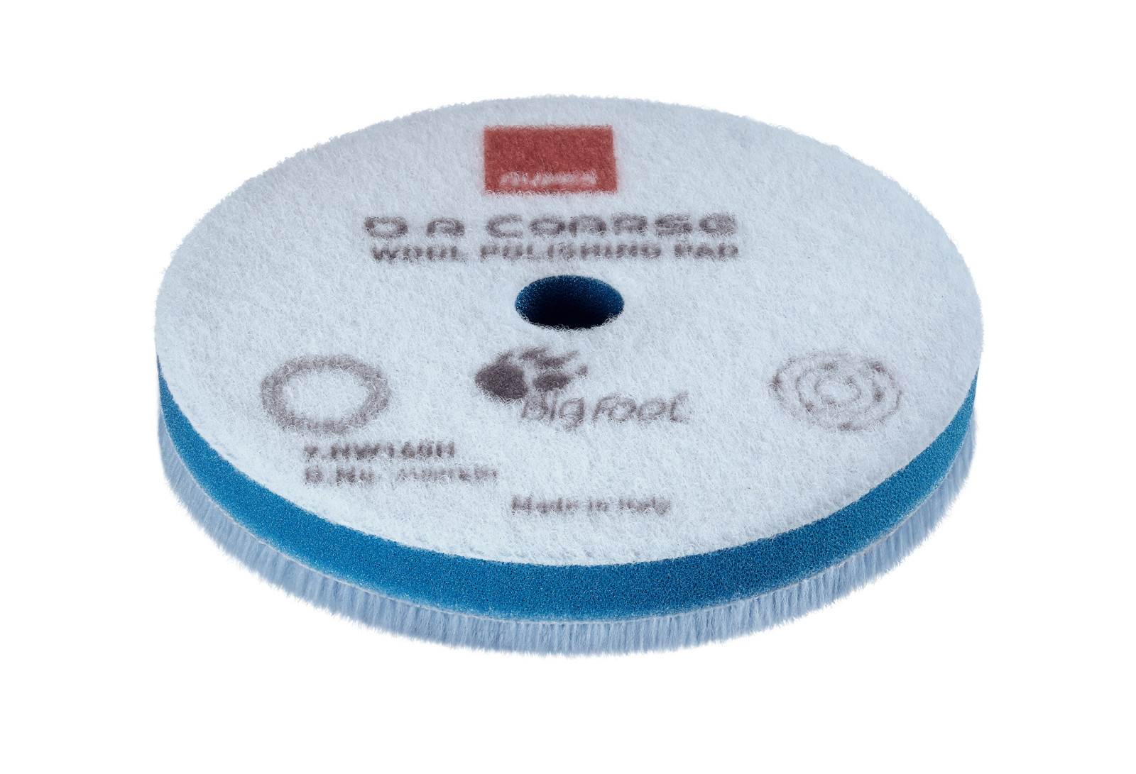 6" Rupes DA Coarse Wool Pad | Blue | 160mm For 6" Backing Plate