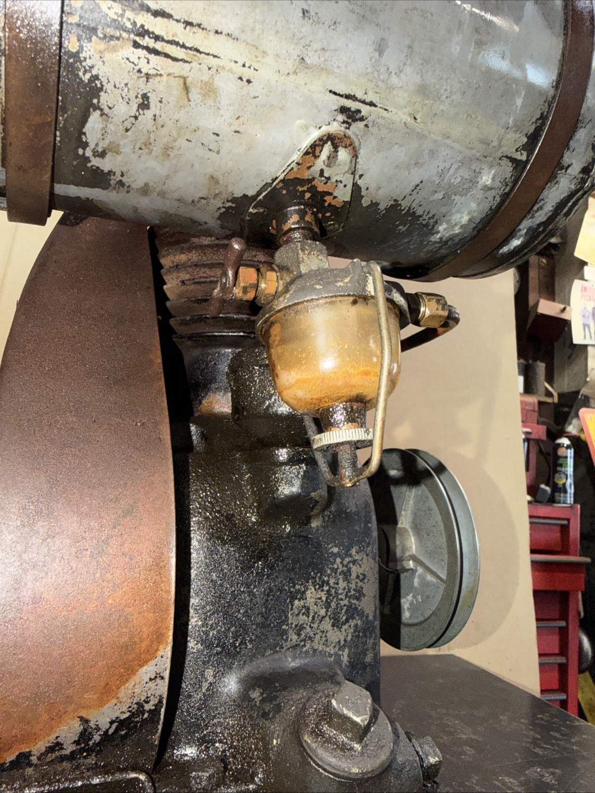 Antique Briggs & Stratton Model H Kick Start Aircooled Engine