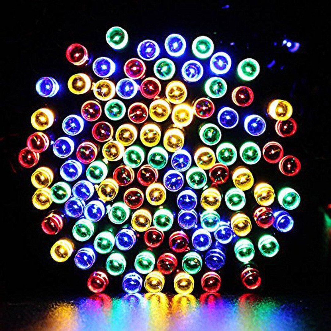 Solar String Lights Outdoor Waterproof Fairy Party Christmas Lamp Garden Decor