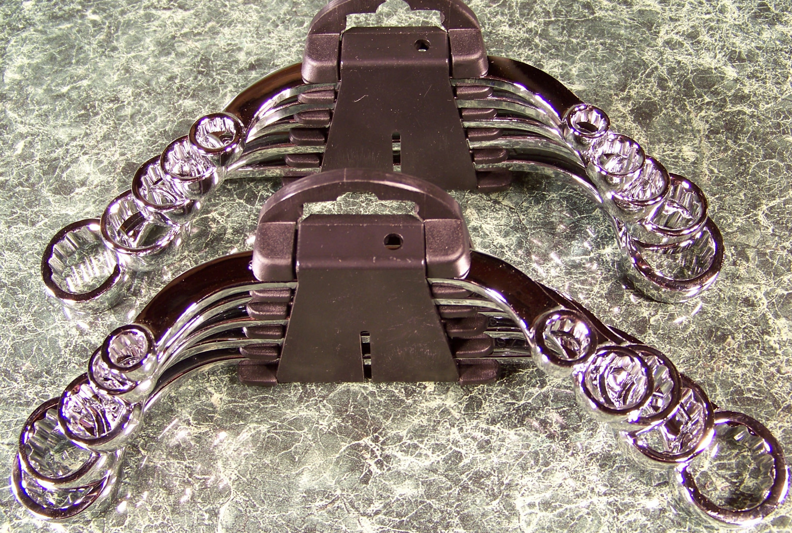 10pc Half Moon C Shaped Obstruction Wrench Set SAE and METRIC Close Quarter