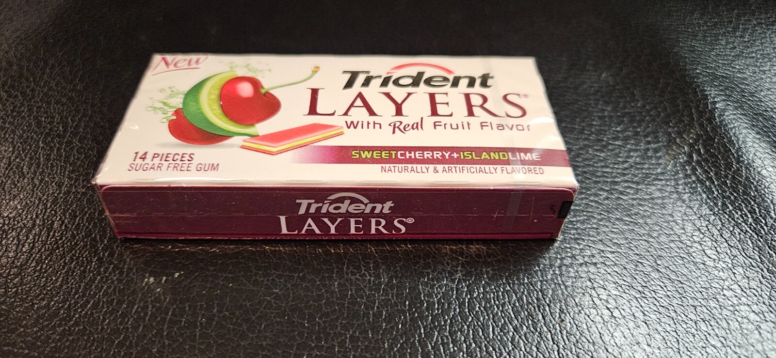 Trident Layers Sweet Cherry Island Lime Single pack Discontinued Collectible OOS