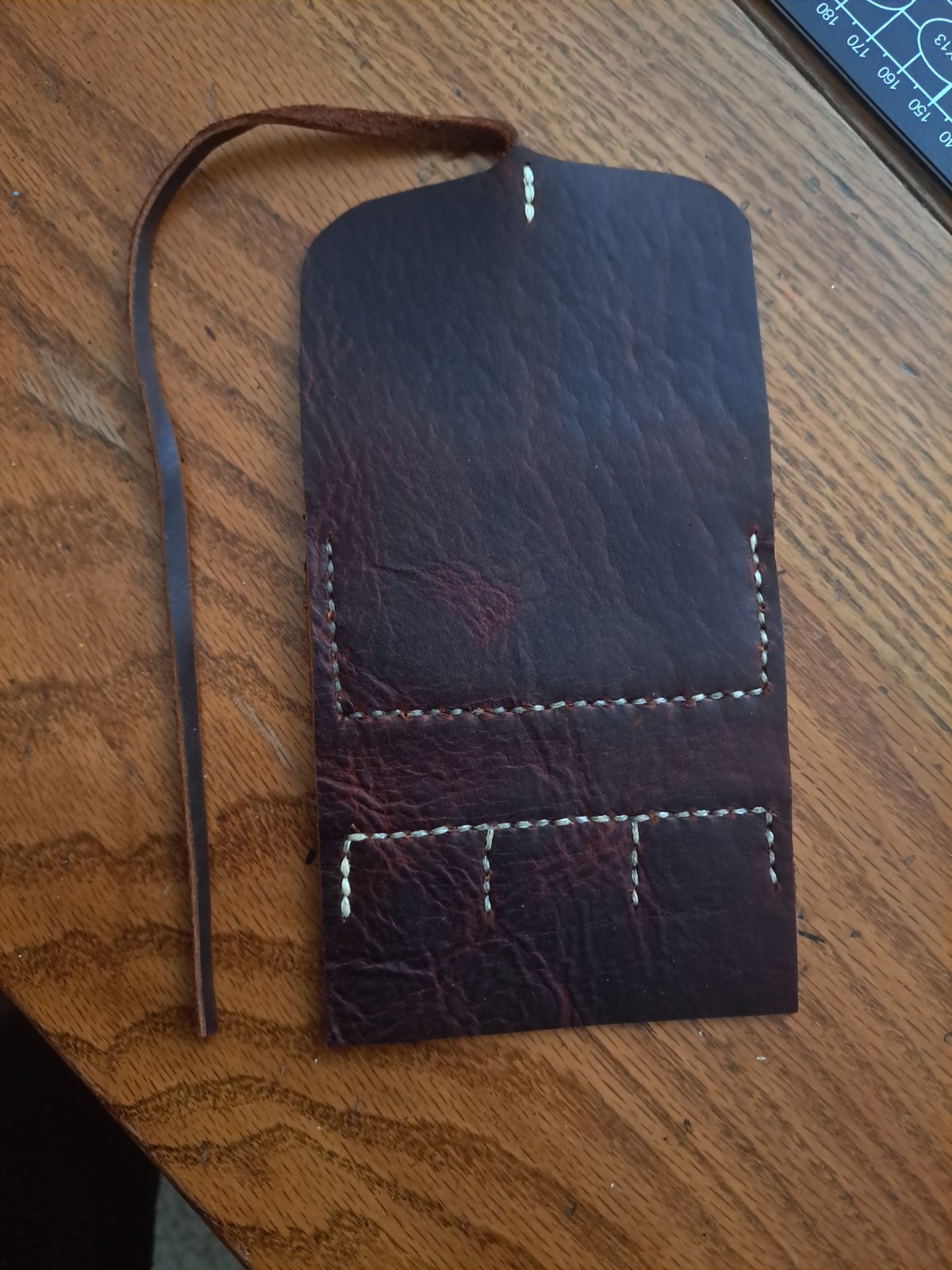 Colonial Style Flint Wallet For Blackpowder Rifles Revolutionary War Fur Trade