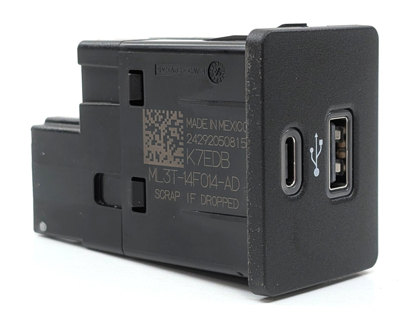 OEM NEW 20-25 F-150 Ford USB Media Hub Type A & C Charge Port Sync 3.4 Upgrade