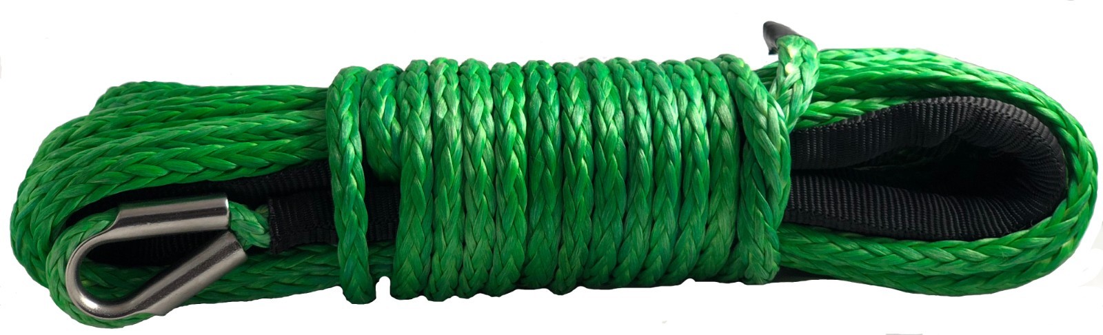 3/16" x 50' Synthetic Winch Rope Line Cable 5200 LB Capacity ATV UTV W/Sheath